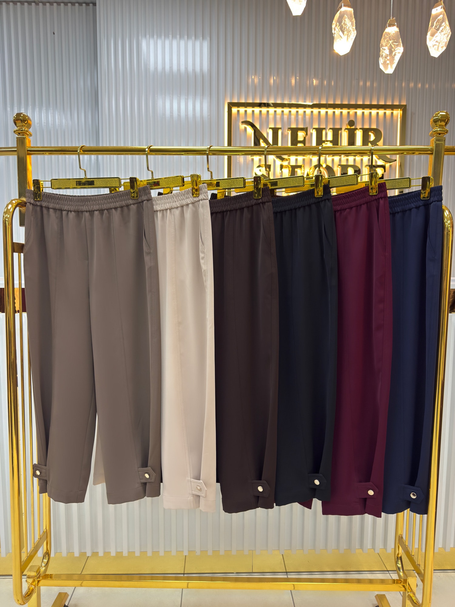 Yusuf özdemir paça düğmeli premium seri pantolon