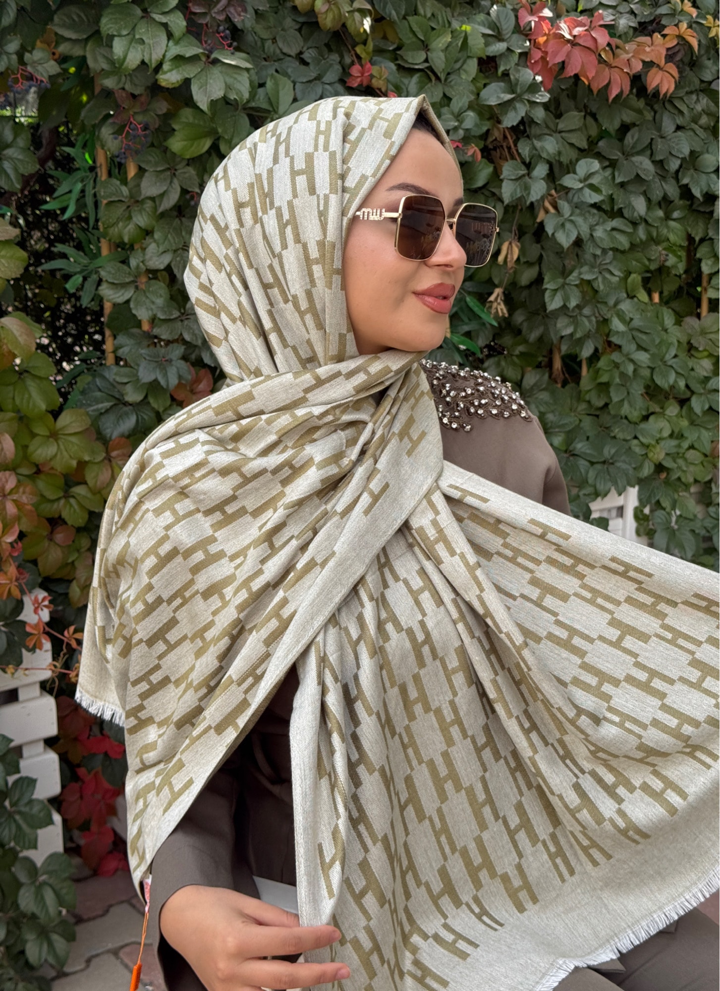 Yün ipek şal